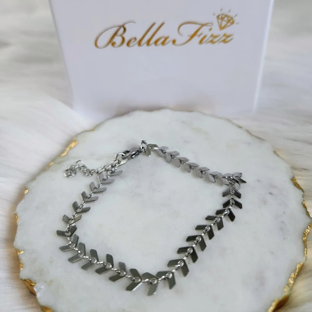 NWT Bella Fizz 'Purple Rain' Amethyst & Silver Bella Bundle Bracelet Set of 4 - Picture 7 of 11